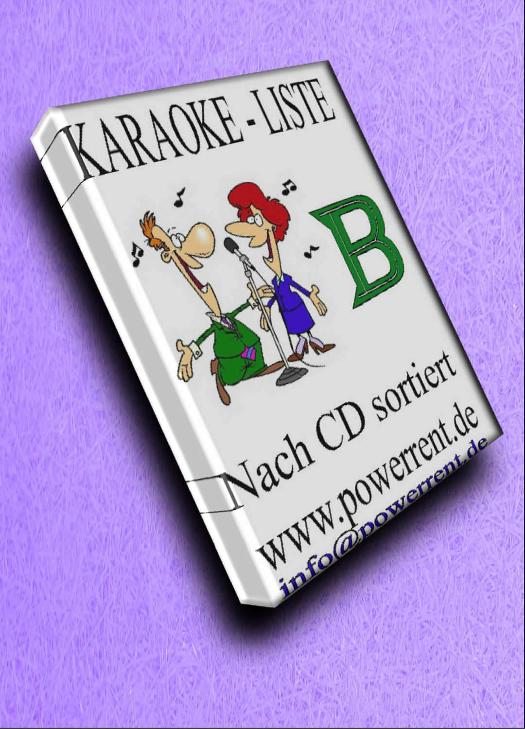 Karaoke Cover Liste nach CD B