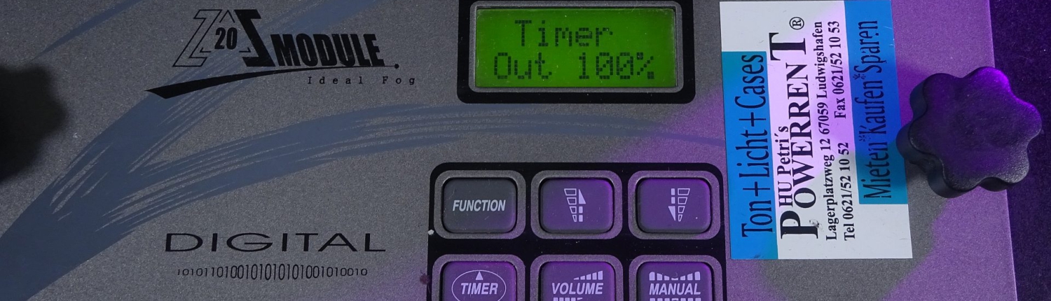 Antari Z-3000 Nebelmaschine Remote Timer