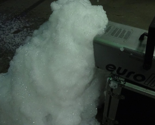 Eurolite Foam 1500 Schaum nach 48 sec.