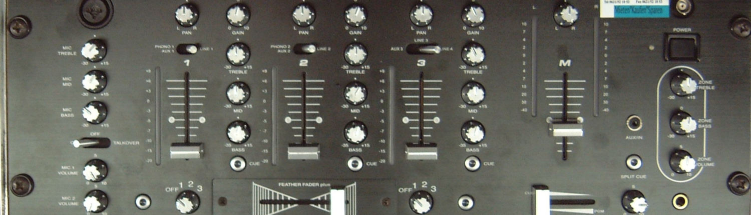 ADJ Q2422 DJ Mixer Front