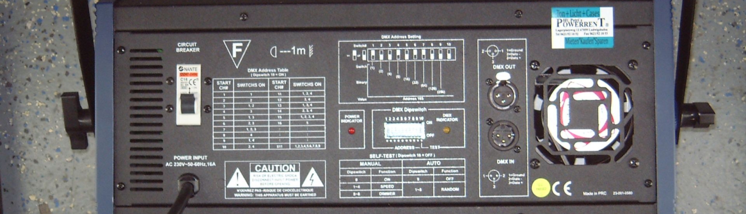 Stroboskop 1500 DMX