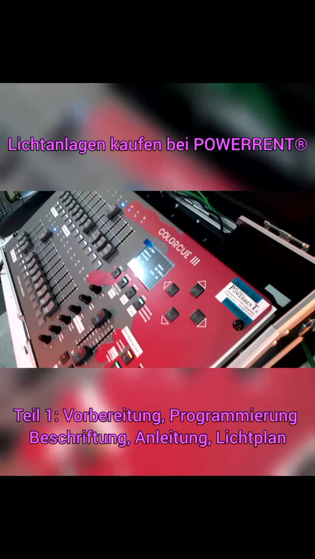Lichtanlagen kaufen bei POWERRENT®, Teil 1: Adressierung, Programmierung, Beschriftung, Manual schreiben und Lichtplan erstellen...
:
:
:
#igersludwigshafen #powerrentveranstaltungstechnik #lichtanlagen#deinludwigshafen #beleuchtungstechnik #meisterpetri #ludwigshafengram #ledtechnik #veranstaltungstechnik #fresnel #theaterbeleuchtung #eventtechnik #powerrentludwigshafen
