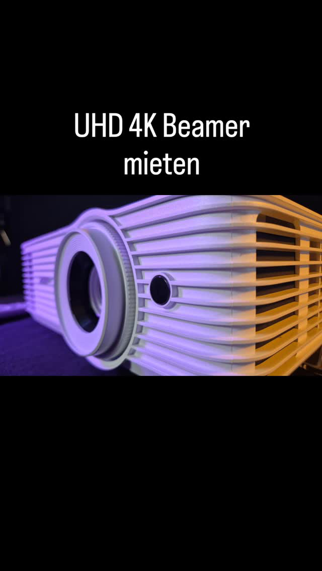 UHD 4K Video Beamer mieten für Deine Fußball Party, Deine Präsentation oder Dein Jubiläum.  Einfach den superhellen 4000 Ansi Lumen wireless mit deinem Android Handy oder Deinem Windows PC verbinden oder klassisch per HDMI Kabel und das gestochen scharfe Bild dieses Tageslicht Projektors genießen!
#Veranstaltungstechnik #mieten #Beamer #acer