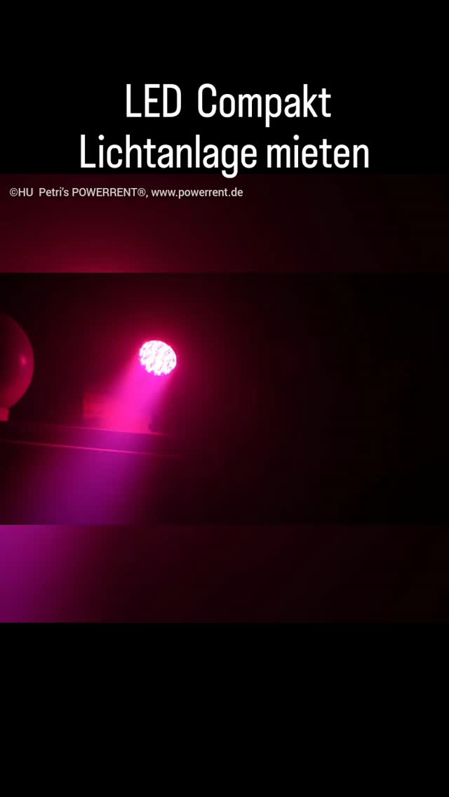 LED  Compact Lichtanlage mieten für Deine Party, Hochzeit oder Deinen Gig.Dein Event wird Klasse mit POWERRENT ®
#lichttechnik #veranstaltungstechnik #partyequipment #dj
