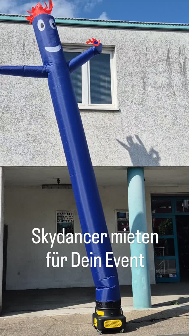 Sky Dancer oder Airman mit Gebläse mieten für Dein Event: Ein echter Eye Catcher, der zeigt wo es lang geht. Damit zeigst Du wo die Post abgeht, ziehst neue Gäste oder Besucher zu Deiner Veranstaltung. Dein Event wird der Hammer mit Veranstaltungstechnik von POWERRENT ®. 
:
:
#skydancer #airman #Event #Veranstaltungstechnik #mieten