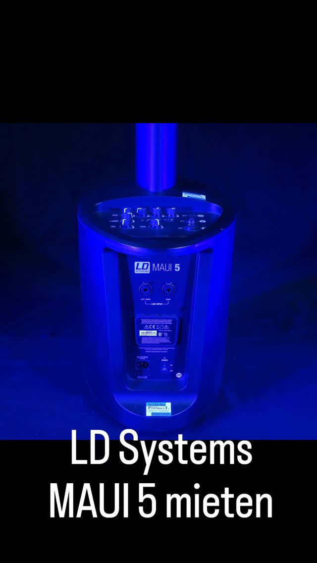 LD Systems Säulenlautsprecheranlage  Maui 5 mieten für Dein Event oder Deine Hochzeit, ideal auch in  Gastronomie oder Kirche einzusetzen.
#hochzeit #party #lautsprecher #veranstaltungstechnik #mieten
