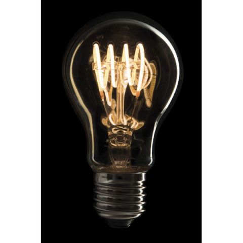 Showtec LED Filament Bulb E27 4W, Dimmable, Gold glass cover