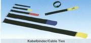 Klett Kabelbinder 30cm lang, 2,5cm breit, (10 Stück Pack)