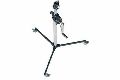 MANFROTTO LOW BASE 2 SECTION WIND UP WITH BRAKED WHEELS !! AUSLAUFARTIKEL !!