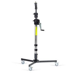 MANFROTTO LOW BASE 3 SECTION WIND UP WITH BRAKED WHEELS max. Hhe: 276cm, max. Belastung: 30kg