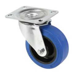 Blickle 37223 Lenkrolle 100 mm mit blauem Rad