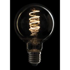 Showtec LED Filament Bulb E27 5W, Dimmable, Gold glass cover