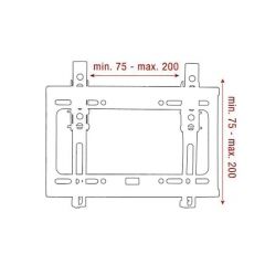 Showgear PLB-2246 13-42 LCD-Halterung, um 6 Grad verstellbar
